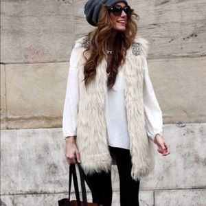 Fur vest Faux by Rachel Zoe